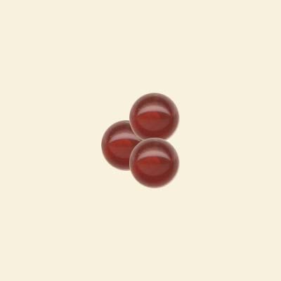 Half sales drilled gemstones
