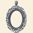 Cast Pewter Pendant - 40mm x 30mm 