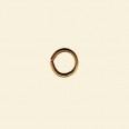 Antique Gold Plated Open Jump Ring - 6mm - Packs