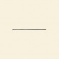 Black Plated Thin Headpin (Soft) - 50mm - Pack of 100