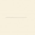 Silver Plated Thin Headpin (Soft) - 50mm - Packs