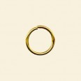 Gold Plated Open Jump Ring - 12.5mm - Packs