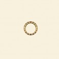 Gold Plated Closed, Twisted Ring - 8mm - Packs