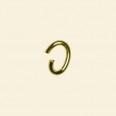 Gold Plated Oval Open Jump Ring - 7mm x 5mm - Packs