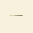 Gold Plated Eyepin (Soft) - 25mm - Packs