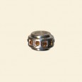 Pandora Style Topaz Metal Beads