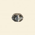 Pandora Style Blue Metal Beads