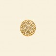 Gold Plated Metallised Beads - 10mm - Pack of 10