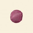 Pandora Style Pink Metal Mesh Bead