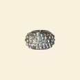 Pandora Style Metal Beads with Inset Crystals