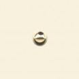 Gold Round Plated Plain Beads - 6mm - Packs