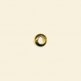 Gold Plated Large Hole Spacers - 5mm - Pack of 10 