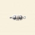Silver Plated Magnetic Clasps - 15mm 