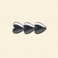 Haematite Heart Bead - 12mm - 16" String
