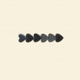 Haematite Heart Bead - 6mm - 16" String