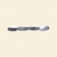 Magnetic Haematite Silver Colour Twist Beads - 5mm x 13mm - 16" String