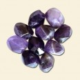 Amethyst Faceted Nugget Beads - 16x12mm