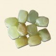 Chinese Jade Faceted Nugget Beads - 16x12mm