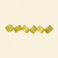 Butter Jade Gemstone Cube Bead - 6mm - 16" String