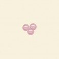 Rose Quartz Bead - 4mm - Half Drilled - Pack of 10