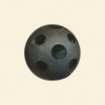 Black Agate Asteroid Beads - 16mm - 16" String