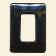 Haematite Rectangular Donut - 30mm x 22mm x 4mm 