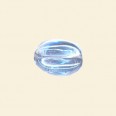 Light Blue Lustred Glass Nugget Beads - 15mm x 10mm - Pack of 10 