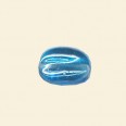 Aqua Lustred Glass Nugget Beads - 15mm x 10mm - Pack of 10 