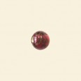 Pink Glass Bead with Gold Stripe - 8mm 