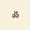 Orange Lustred Glass Round Beads - 4mm - Pack of 10 