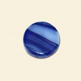 Blue Glass Disc Beads - 10mm - Pack of 10