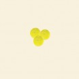 Yellow Matt Glass Round Beads - 4mm - Pack of 100 