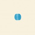 Blue Matt Glass Flat Disc Bead - 6mm - Pack of 100 
