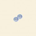 Light Blue Glass Transparent Round Beads - 4mm - Pack of 10 