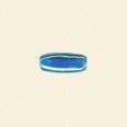 Aqua Glass Lustre Beads - 13mm x 9mm - Pack of 10 
