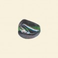 Green Glass Lustre Nuggets - 15mm x 10mm - Pack of 10 