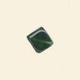 Green Glass Lustre Cube Beads - 8mm - Pack of 10 