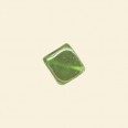 Lime Glass Lustre Cube Beads - 8mm - Pack of 10 