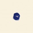Blue Glass Lustre Irregular Faceted Beads - 8mm - Pack of 10 