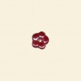 Red Glass Lustre Flower Beads - 8mm - Pack of 10 