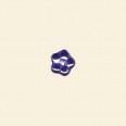Blue Glass Lustre Flower Beads - 8mm - Pack of 10 