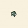 Green Glass Lustre Flower Beads - 8mm - Pack of 10 