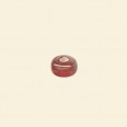 Red Drum Lustred Glass Beads - 7mm x 5mm - Pack of 10
