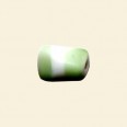 Green Matt Glass Nugget Beads - 13mm x 10mm