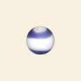 Purple Matt Glass Round Beads - 12mm