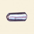 Purple Lustred Glass Tube Beads - 20mm x 10mm 
