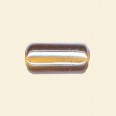 Topaz Lustred Glass Tube Beads - 20mm x 10mm