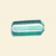 Mint Lustred Glass Tube Beads - 20mm x 10mm