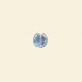 Light Blue Lustred Glass Flat Disc Beads - 7mm x 6mm - Pack of 10 