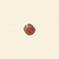 Orange Lustred Glass Flat Disc Beads - 7mm x 6mm - Pack of 10 